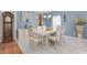 Chic dining space featuring a modern table set at 1220 Marbank St, Wake Forest, NC 27587