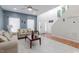 Bright and open living space with high ceilings and hardwood floors at 1220 Marbank St, Wake Forest, NC 27587