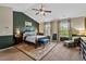 This main bedroom has carpet and dual windows, giving it tons of natural light at 1287 Salters St, Burlington, NC 27215