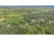 Aerial shot of lush greenery with houses nestled between the trees at 175 Grist Mill Dr, Franklinton, NC 27525