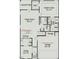 Layout of the first floor featuring the owner's suite, kitchen, and Gathering room at 202 E Victory View Ter, Smithfield, NC 27577
