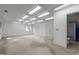 Basement space with recessed lights and access to a shower and toilet at 206 Swiss Lake Dr, Cary, NC 27513