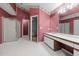 Bathroom features shower, double sinks, and a large mirror at 206 Swiss Lake Dr, Cary, NC 27513