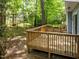 View of wood deck at 206 Swiss Lake Dr, Cary, NC 27513