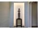 Entryway with elegant statue and recessed lighting at 220 Glandon Dr, Chapel Hill, NC 27514