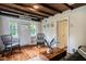 Inviting living room with hardwood floors, natural light, and comfortable seating arrangement at 220 Glandon Dr, Chapel Hill, NC 27514