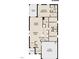 Detailed floor plan showcasing the layout of the home with kitchen, bedrooms, and living spaces at 280 Babbling Brook Dr, Clayton, NC 27520
