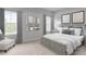 Comfortable bedroom with natural light, stylish decor, and soothing neutral color palette at 2885 Foster Woods Dr, Apex, NC 27502