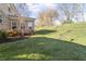 Lush green lawn and landscaping in the backyard of a well-maintained home on a sunny day at 330 Macallan Dr, Burlington, NC 27215