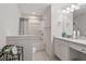 Bathroom featuring a combination tub and shower, and vanity with counter space at 330 Macallan Dr, Burlington, NC 27215