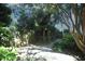 Storage area with gravel, a fence and foliage at 423 Oakland Dr, Raleigh, NC 27609