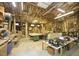 Spacious workshop with tools, equipment, and worktables at 423 Oakland Dr, Raleigh, NC 27609