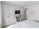 Inviting bedroom featuring built in storage and access to ensuite bath at 48 Falling Oak Ct, Clayton, NC 27520