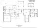 Floor plan of the first and second floor highlighting layout of bedrooms, kitchen, bonus room, and more at 48 Falling Oak Ct, Clayton, NC 27520