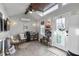 Bright interior space featuring fitness and yoga equipment, plus ample natural light at 48 Falling Oak Ct, Clayton, NC 27520