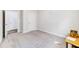 Bright bedroom with neutral walls, carpet, and an open doorway at 608 Cormiche Ln, Wake Forest, NC 27587
