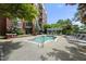 Relaxing outdoor pool and deck area with lounge chairs and manicured landscaping at 618 N Boylan Ave # 400, Raleigh, NC 27603