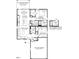 Layout of a two bedroom house with kitchen, great room, and two car garage at 70 Saintsbury Dr, Fuquay Varina, NC 27526