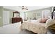 An elegant bedroom showcases decorative furniture and natural light at 1004 Dunleigh Dr, Burlington, NC 27215