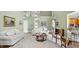 Spacious living room with high ceilings, neutral decor, and bright natural light at 1004 Dunleigh Dr, Burlington, NC 27215