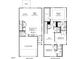 Two-story floorplan showing 2-car garage, kitchen, great room, bedrooms, primary suite, and loft at 1053 Winding Spring Dr, Mebane, NC 27302