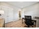Home office features a large window, carpet flooring, and neutral walls at 1085 Fairhaven Dr # 49, Mebane, NC 27302
