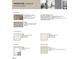 Image shows flooring, countertop, and cabinet finishes for the house at 1125 Sun Springs Rd, Wake Forest, NC 27587