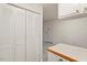 Hallway with closet and kitchen area at 1217 Manassas Ct # H, Raleigh, NC 27615