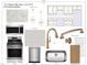 Kitchen design showcasing countertops, backsplash, appliances, and cabinet hardware at 127 Mossy Falls Way, Wendell, NC 27591