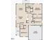 Detailed floorplan showing layout with 3 bedrooms, kitchen, living spaces, and 3 car garage at 136 N Keatts Winner Ct, Clayton, NC 27520