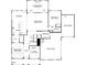 Detailed first floor plan includes kitchen, Gathering room, breakfast nook, garages, and study at 149 Whimbrel Ct, Lillington, NC 27546