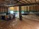 Spacious unfinished basement with exposed ceiling, a blank canvas for creating additional living space at 1620 Hasentree Villa Ln, Wake Forest, NC 27587
