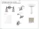 Guest bathroom design with pedestal sink, lighting and plumbing fixture selections at 1720 Bright Lantern Way, Wendell, NC 27591