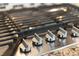 Close up on stainless steel gas cooktop at 2008 Campana Dr, Raleigh, NC 27603