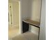 Dedicated office nook with a built-in desk, perfect for a compact and functional workspace at 2590 Silas Peak Ln, Apex, NC 27523