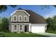 Charming two-story home featuring a two-car garage and a well-maintained lawn at 33 Celtic Ln, Lillington, NC 27546