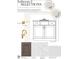 Selections for bathroom with cabinet drawings, lighting, countertop, and flooring at 3324 Founding Place, Raleigh, NC 27612