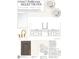Bathroom Selections show cabinet color, tile choices, and hardware at 3324 Founding Place, Raleigh, NC 27612