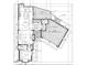 First floor floorplan showing kitchen, Gathering room, study, and garage at 3324 Founding Place, Raleigh, NC 27612