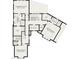 Second floor plan featuring an owner's suite, three additional bedrooms, and a laundry room at 3324 Founding Place, Raleigh, NC 27612