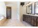 Spacious bathroom features a large vanity with double sinks, a shower and large bathtub at 3612 Griffice Mill Rd, Raleigh, NC 27610