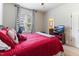 Bedroom with carpet, baseball-themed decor, and en-suite bathroom at 3612 Griffice Mill Rd, Raleigh, NC 27610