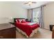 Bedroom with carpet, window and baseball-themed decor for a fun space at 3612 Griffice Mill Rd, Raleigh, NC 27610