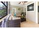 Relax in this comfortable sunroom with tile flooring and natural light at 3612 Griffice Mill Rd, Raleigh, NC 27610