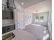 Bright dining room with modern chandelier and lots of natural light at 428 Duncan Creek Rd # 157, Lillington, NC 27546