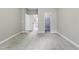 Bedroom with carpet flooring and doors to bathroom and closet at 4418 Gallatree Ln, Raleigh, NC 27616