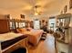 Cozy bedroom with vaulted ceiling, ceiling fan, and natural light from the windows at 501 Bellmeade Bay Dr, Durham, NC 27703