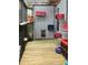 An outdoor space features a wooden deck and fence on the side of the house at 501 Bellmeade Bay Dr, Durham, NC 27703