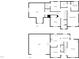 Detailed floor plan showcasing the home's layout with multiple rooms and areas at 517 Hidden Cellars Dr, Holly Springs, NC 27540