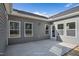 Backyard has a concrete patio and gray siding, offering an outdoor living space at 545 Beacon Hill Rd # 32, Lillington, NC 27546